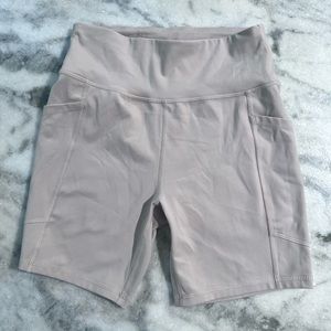 American Eagle biker shorts size small nude color